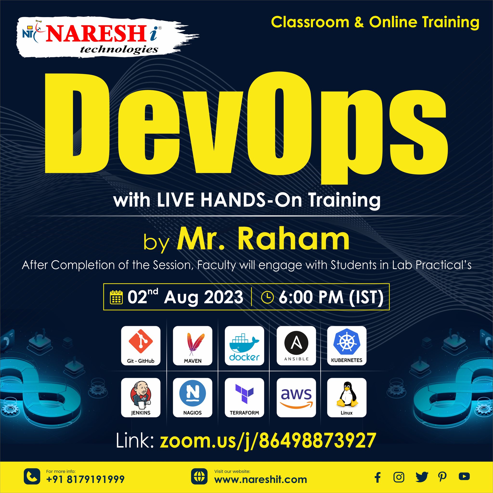 Free Demo On DevOps in NareshIT - 8179191999, Online Event