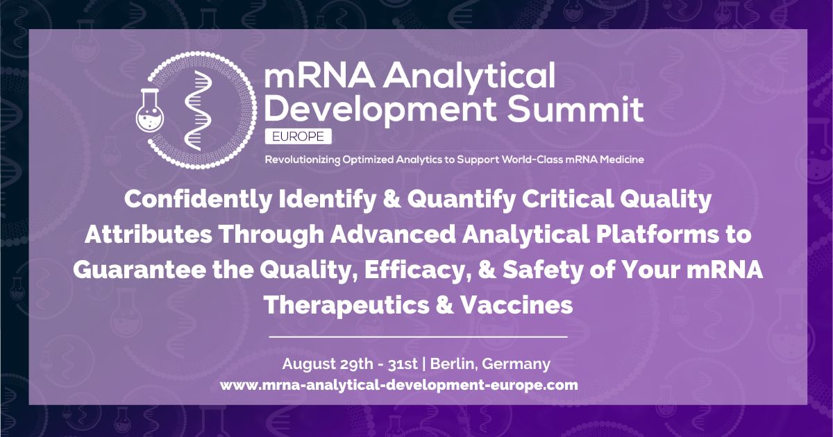 mRNA Analytical Development Summit Europe 2023, Berlin, Germany