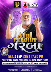 Atul Purohit Garba Night 2023 - Dallas