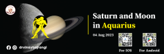 Saturn and Moon in Aquarius