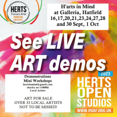 H'arts in Mind Open Studios at Galleria, Hatfield