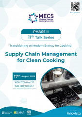 Transitioning to Modern Energy for Cooking: Supply Chain for Clean Cooking