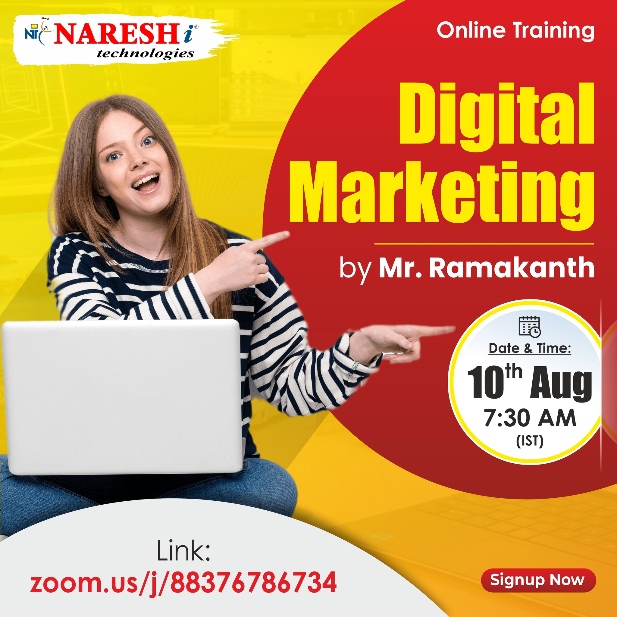 India's No.1 Digital Marketing Online Training | Naresh IT, Online Event