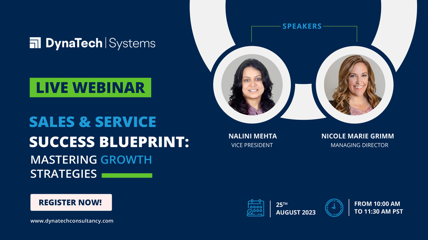 Sales & Service Success Blueprint: Mastering Growth Strategies, Online Event