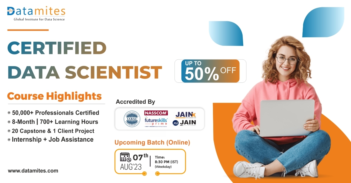 Certified Data Science Course In USA, Online Event