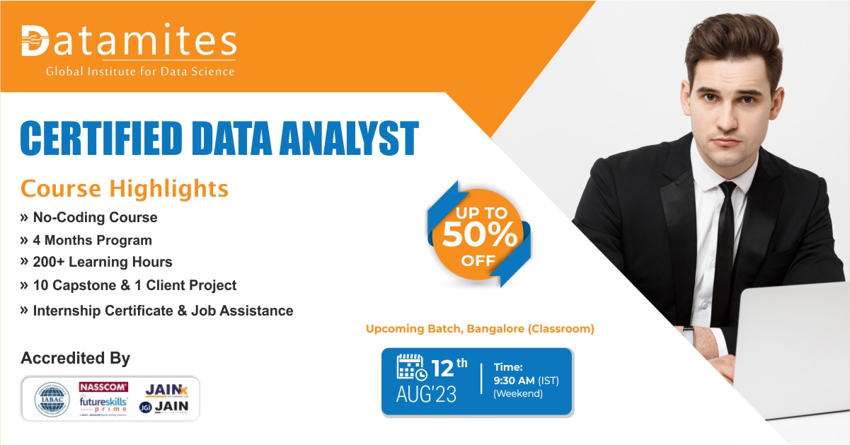 Certified Data Analyst Course In Bangalore, Online Event