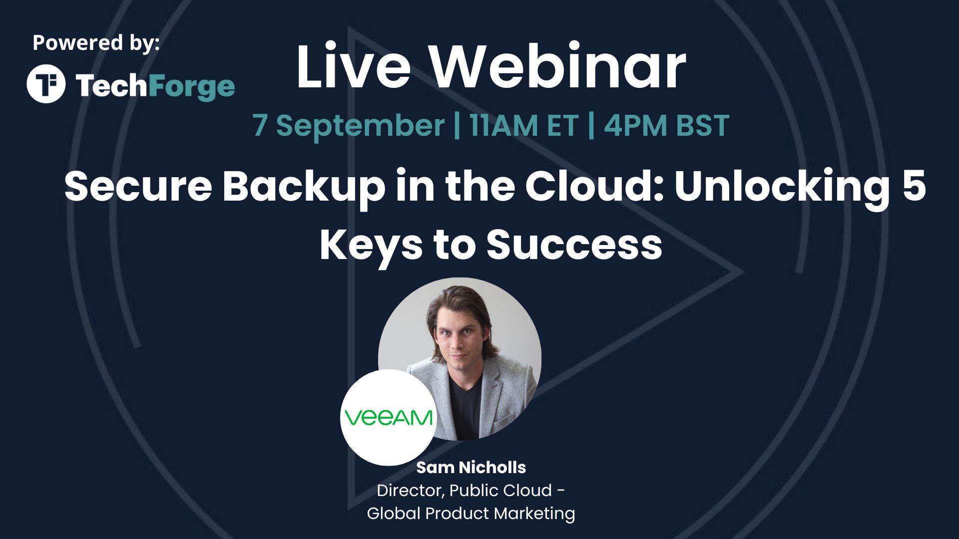 Secure Backup in the Cloud: Unlocking 5 Keys to Success, Online Event