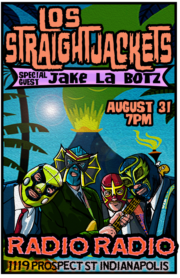Los Straitjackets with Special Guest Jake LaBotz, Indianapolis, Indiana, United States
