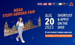 Azent Study Abroad Fair In Chennai | Apply For 2024 Intakes
