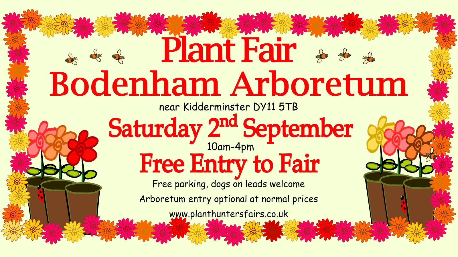 Plant Hunters Fair at Bodenham Arboretum on Saturday 2nd September, Kidderminster, England, United Kingdom