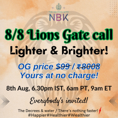 Lions Gate Special Call - 8th August 2023