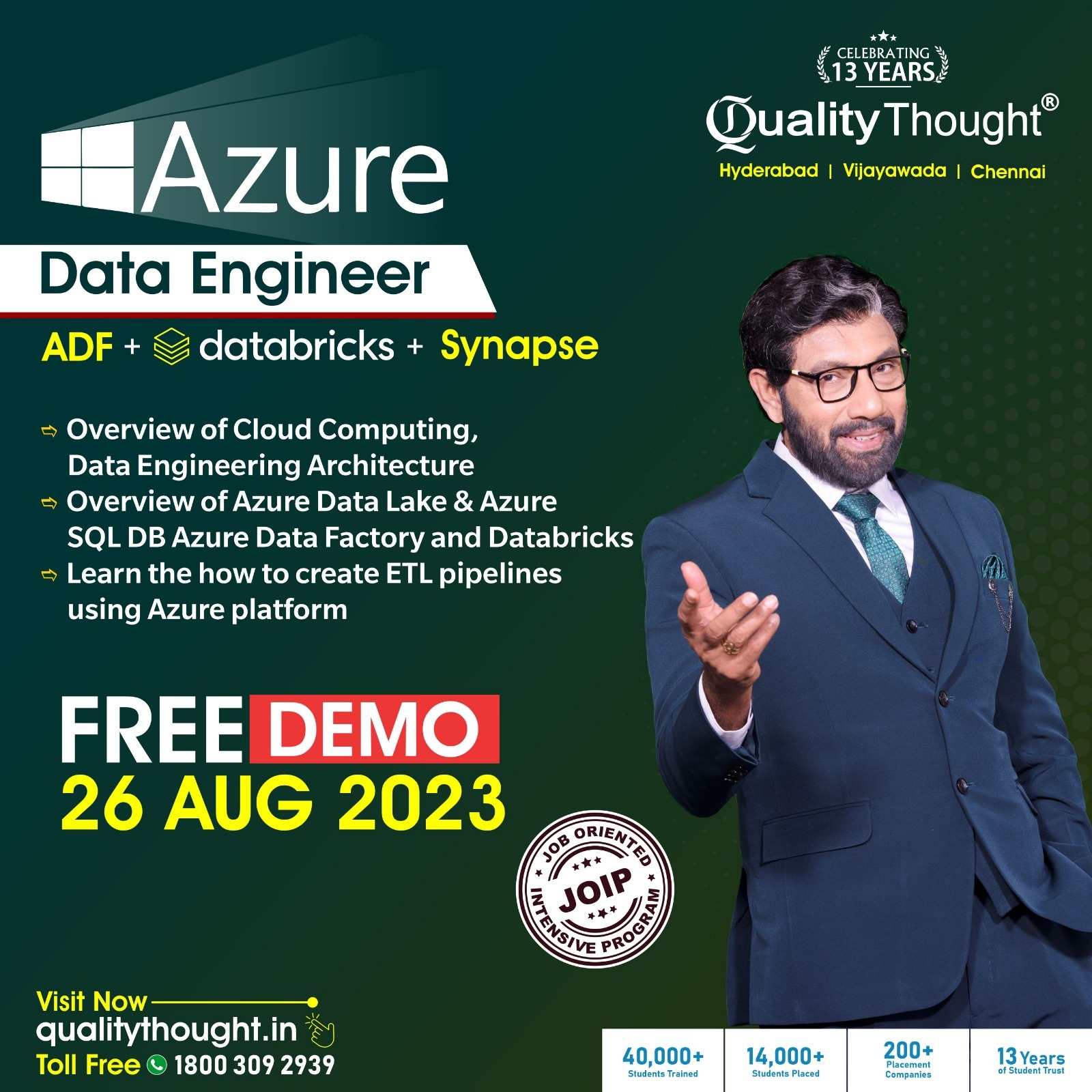 Azure Data Engineer Training, Hyderabad, Telangana, India