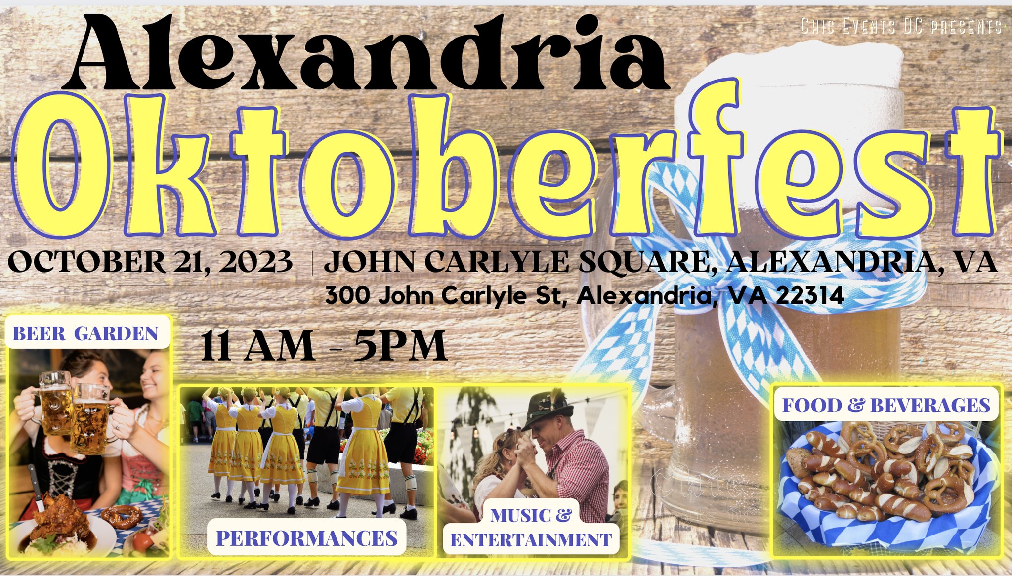 Oktoberfest @ John Carlyle Square in Alexandria, VA, Alexandria City, Virginia, United States