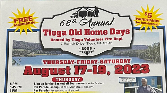 Tioga Old Home Days, Tioga, Pennsylvania, United States