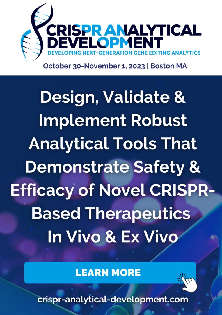 CRISPR-Based Therapy Analytical Development Summit, Boston, Massachusetts, United States
