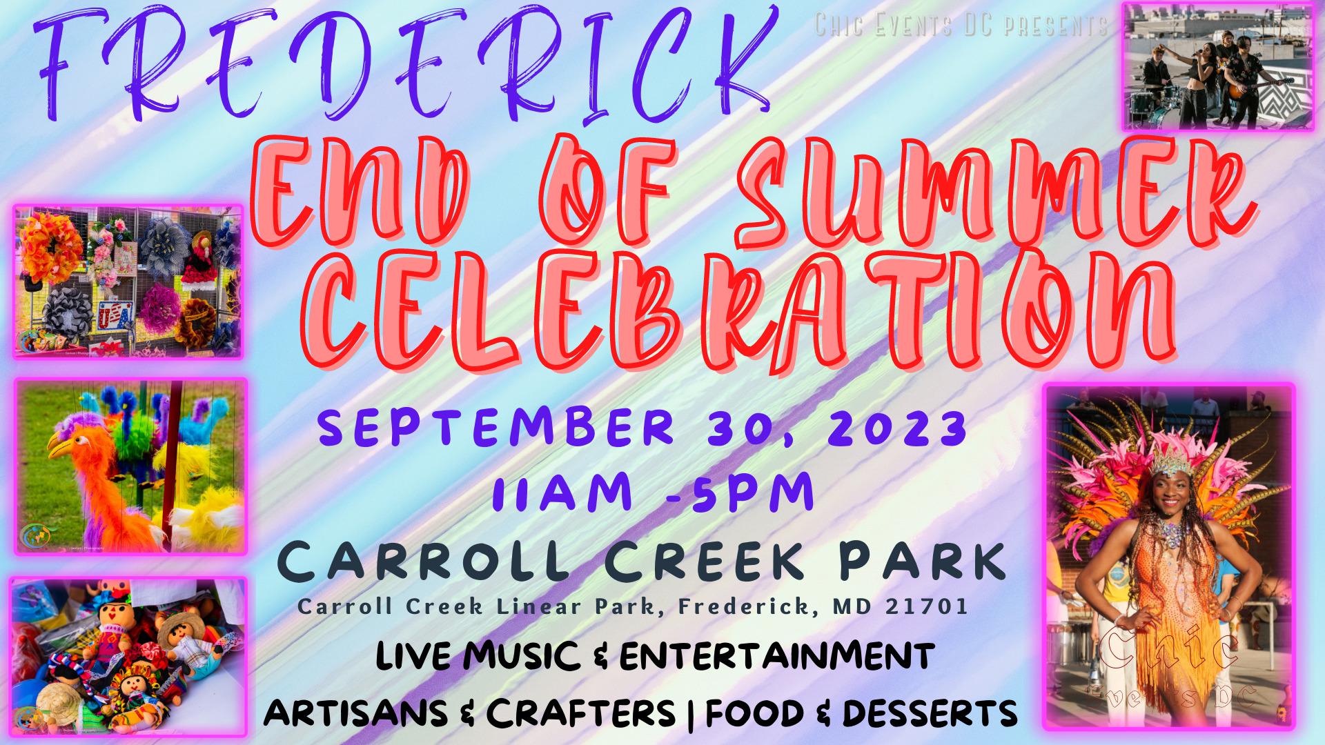 Frederick End Of Summer Celebration on the Creek @ Carroll Creek Park, Frederick, Maryland, United States