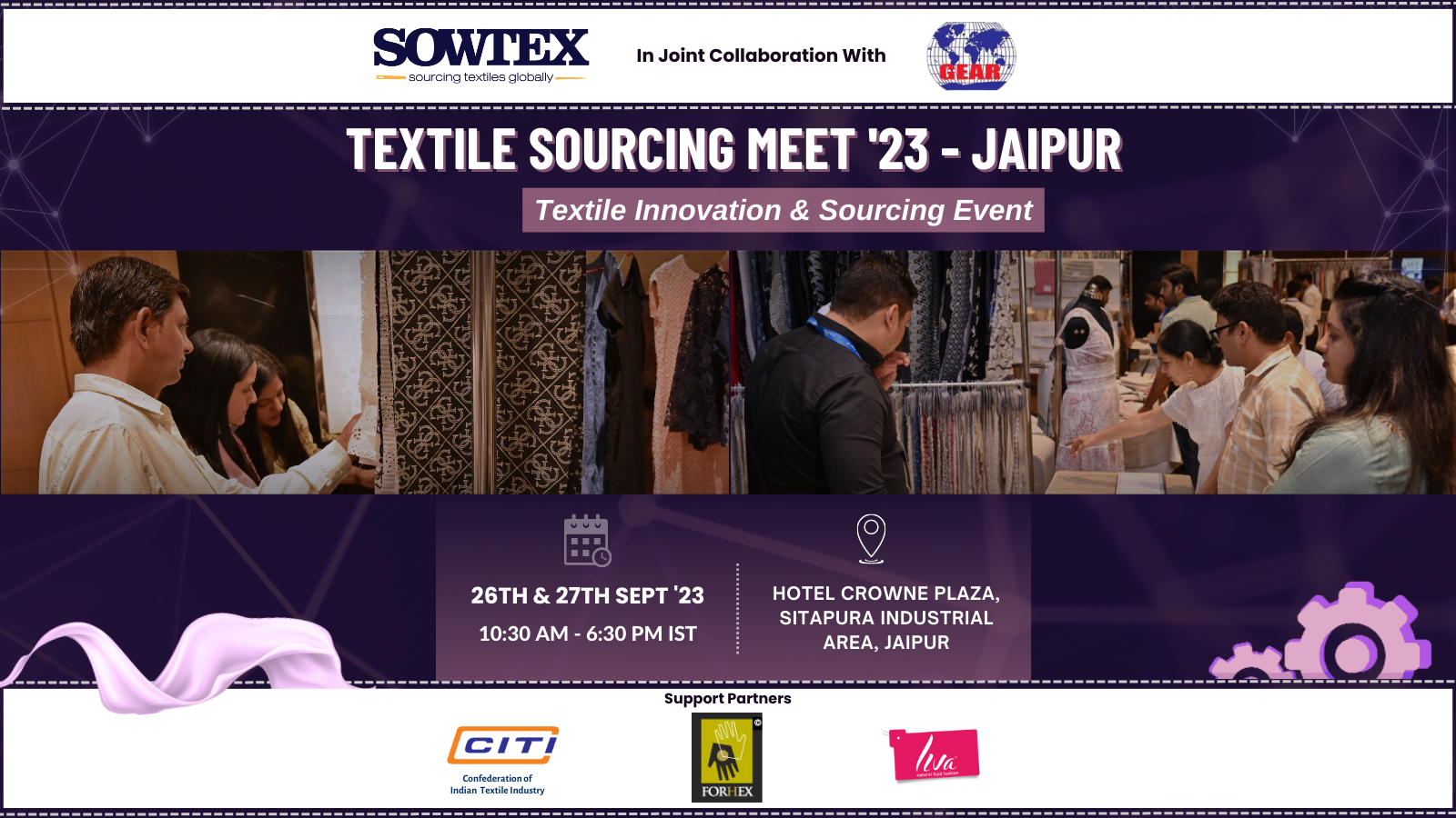 Textile Sourcing Meet'23, Jaipur, Rajasthan, India