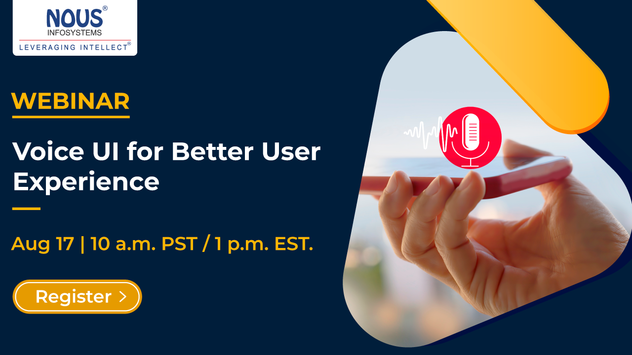 Webinar: Voice UI for Better User Experience, Online Event