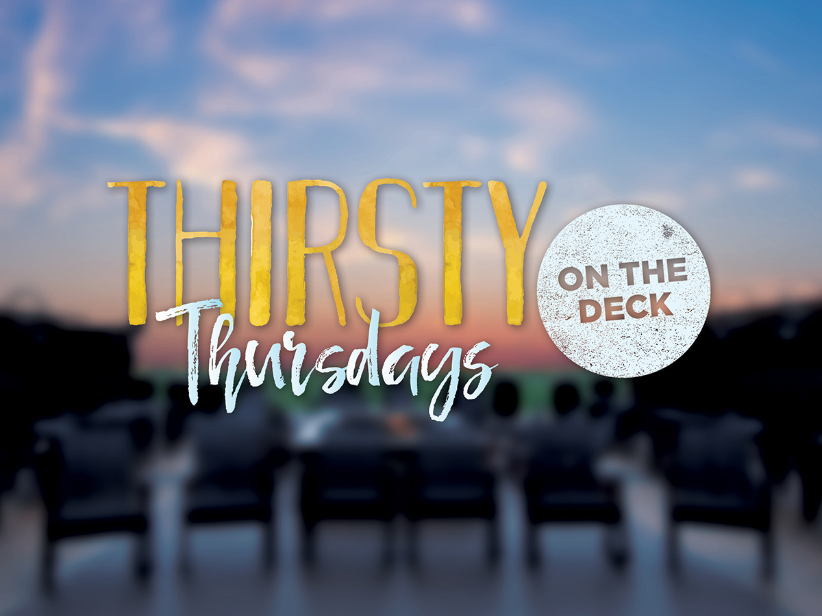 Thirsty Thursday on The Deck at The Brook, Seabrook, New Hampshire, United States
