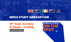Azent Study Abroad Fair In Ahmedabad | Apply For 2024 Intakes