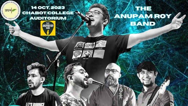 The Anupam Roy Band Live in Concert at Prothoma Durgapujo, Hayward, California, United States