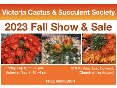 Victoria Cactus and Succulent Society Show and Sale