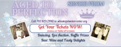 Aged to Perfection: Senior Prom - Sebastopol Area Senior Center's premiere DANCE TIL YOU DROP gala!