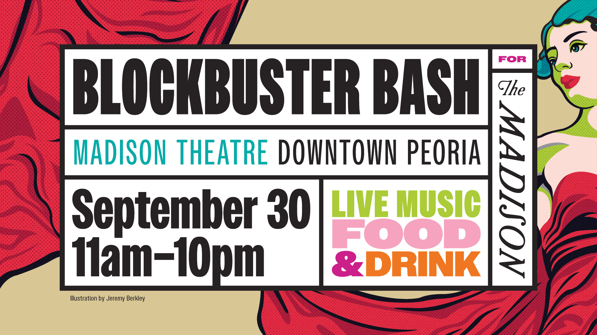 The Blockbuster Bash For The Madison, Peoria, Illinois, United States