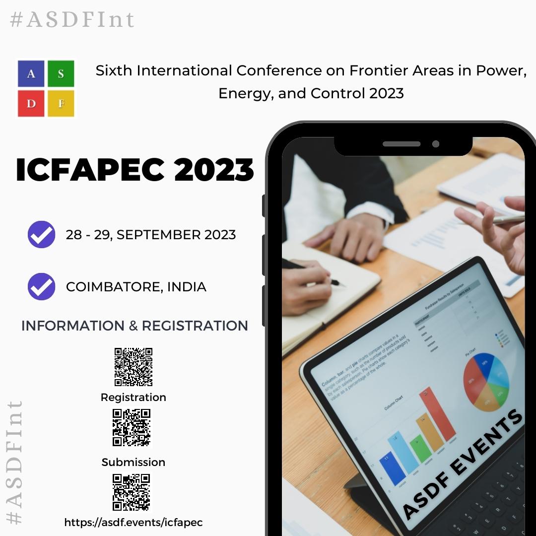 Sixth International Conference on Frontier Areas in Power, Energy, and Control 2023, Online Event
