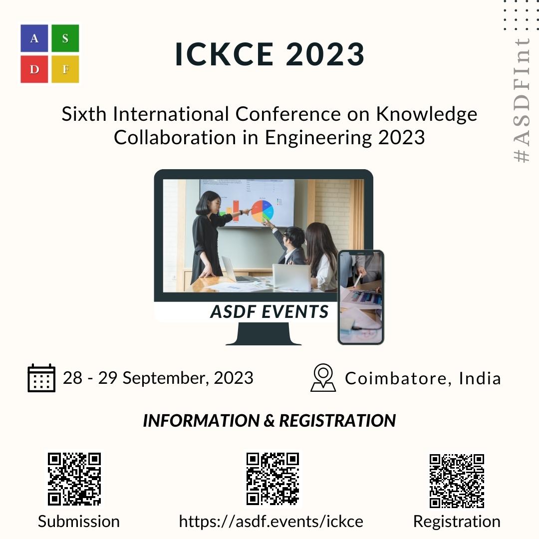Sixth International Conference on Knowledge Collaboration in Engineering 2023, Online Event