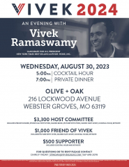 Vivek Ramaswamy for President Fundraiser