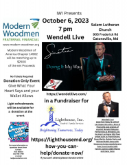 IWI Presents Wendell Live in a Fundraiser for Lighthouse Inc.