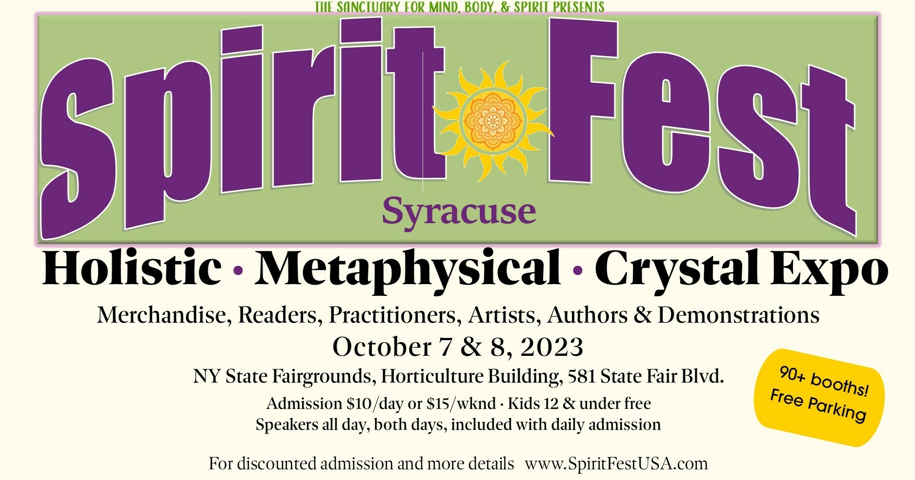 Spirit Fest Metaphysical, Holistic, and Crystal Expo, Syracuse, New York, United States