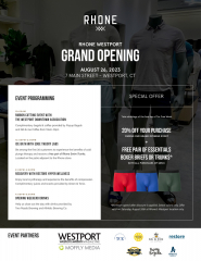 Rhone Westport Grand Opening Event