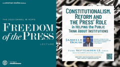 The 2023 Daniel W. Kops Freedom of the Press Lecture