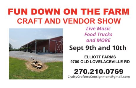 FUN DOWN ON THE FARM CRAFT AND VENDOR SHOW, Paducah, Kentucky, United States