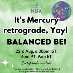 Mercury retrograde Special call with NBK - 23rd August 2023