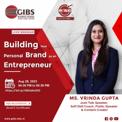 GIBS IRE Talk on Building Your Personal Brand As An Entrepreneur?