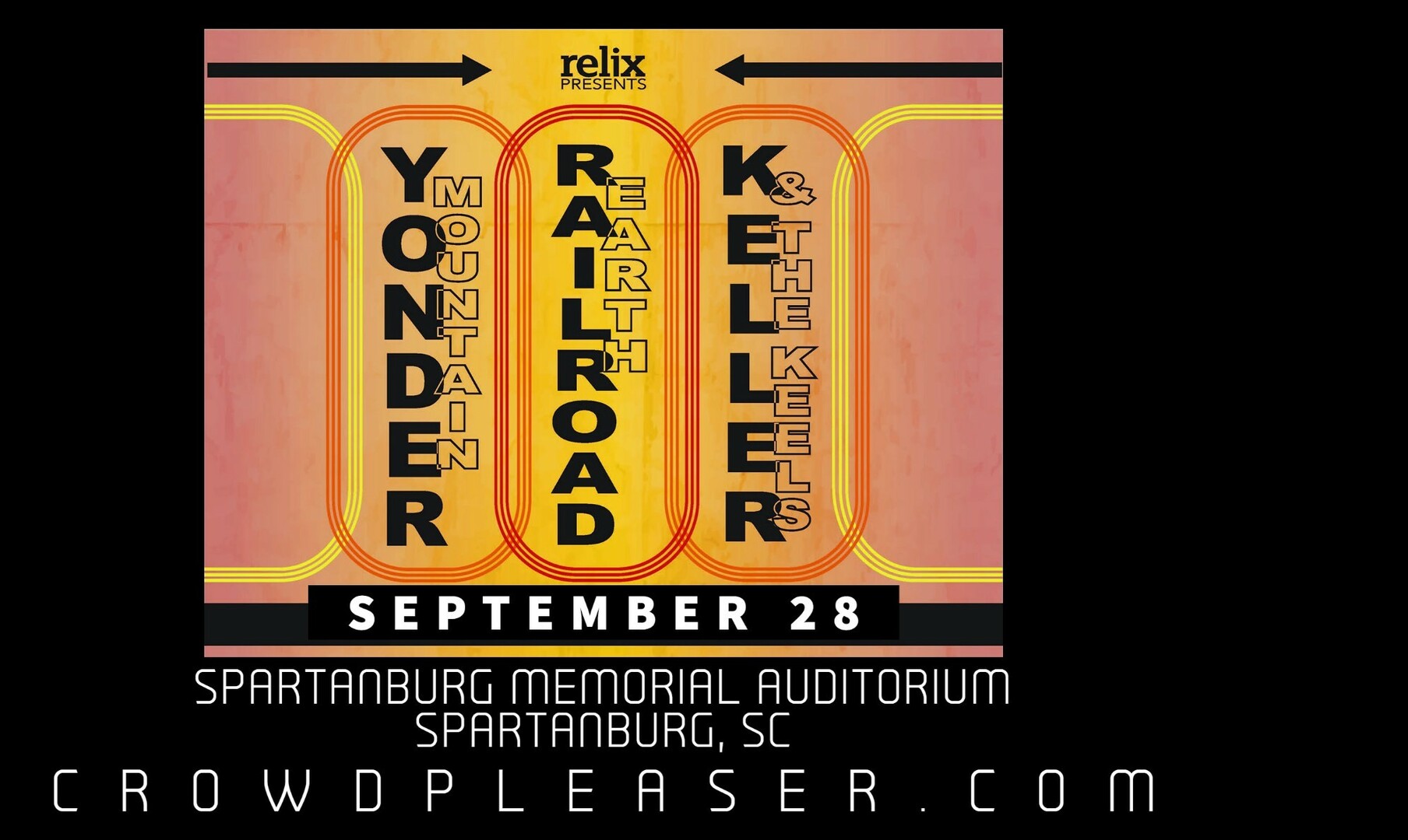 Yonder Mountain, Railroad Earth, and Keller and The Keels, Spartanburg, South Carolina, United States