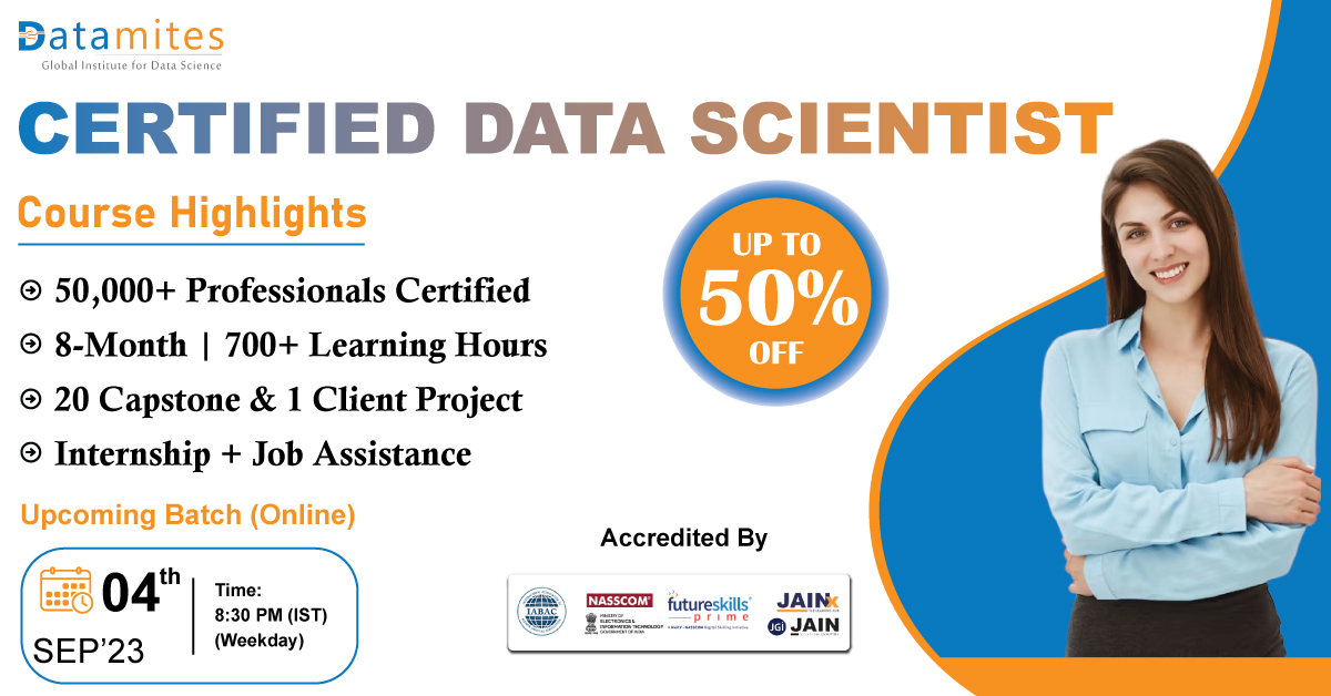 Certified Data Scientist Course In Sharjah, Online Event