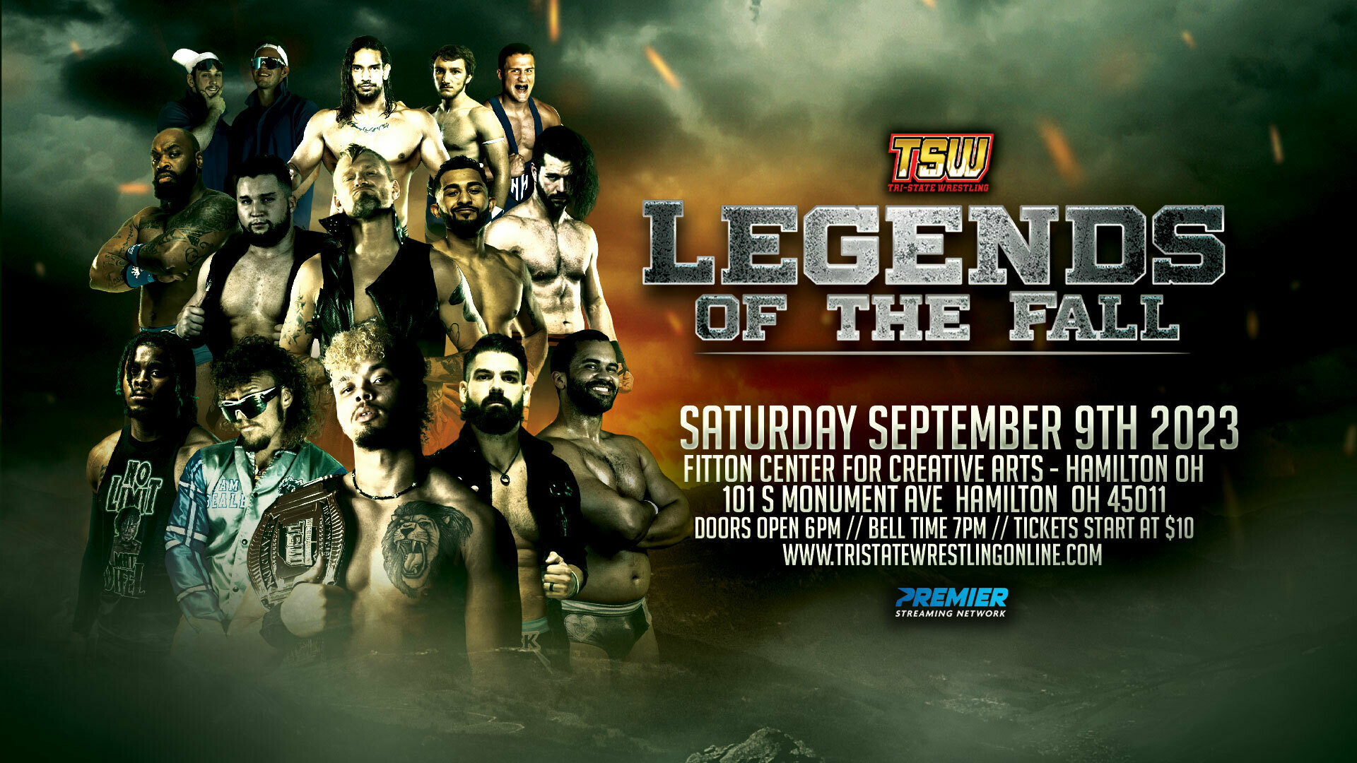 Tri-State Wrestling Presents Legends of the Fall at Hamilton's Fitton Center on September 9, Hamilton, Ohio, United States