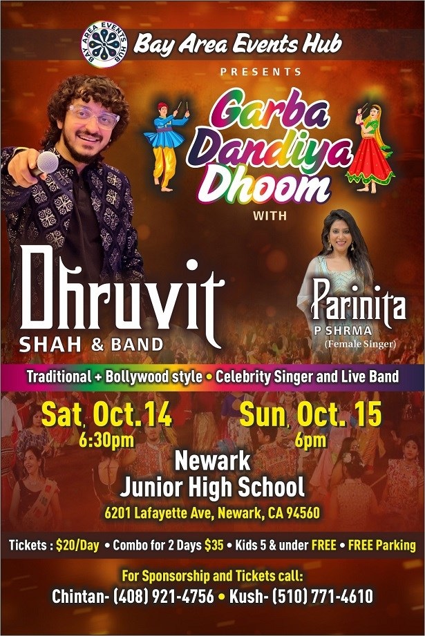 Garba Dandiya Dhoom with Dhruvit, Newark, California, United States