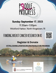 Paddle for Progress  - for breast cancer research in RI!