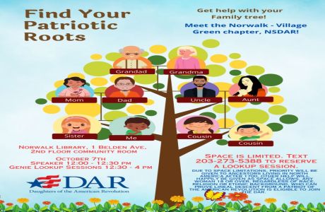 Find Your Patriot Roots: Meet the Norwalk DAR, Norwalk, Connecticut, United States