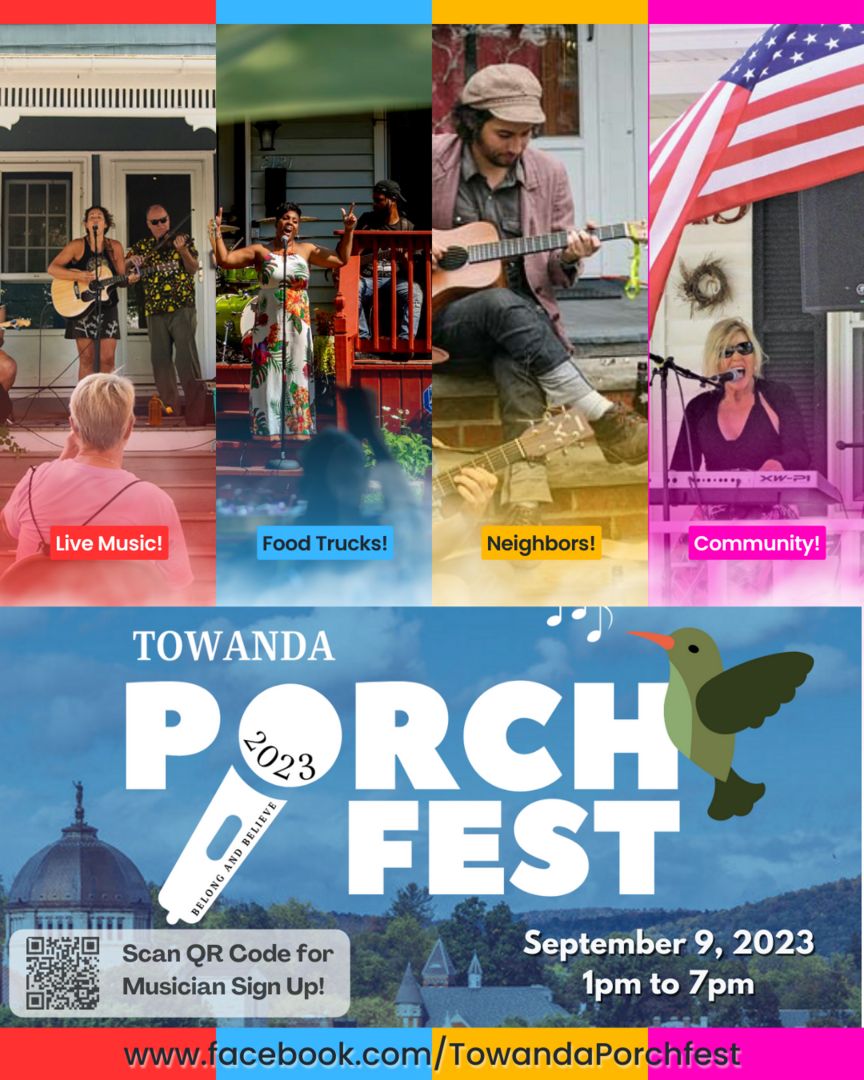 Towanda Porchfest, Towanda, Pennsylvania, United States