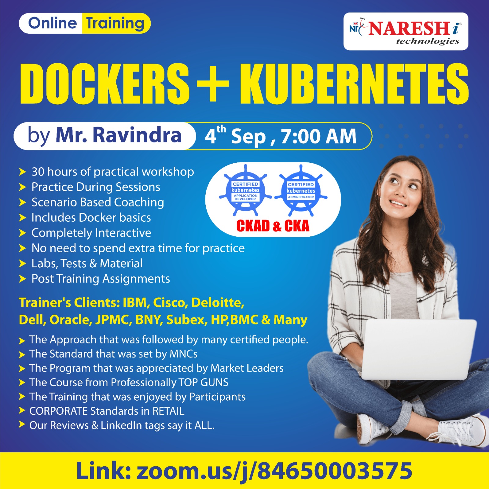 Free Online Demo On Dockers & Kubernetes - Naresh IT, Online Event