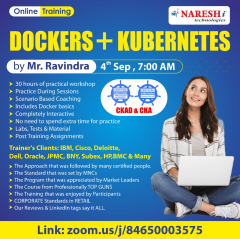 Free Online Demo On Dockers & Kubernetes - Naresh IT