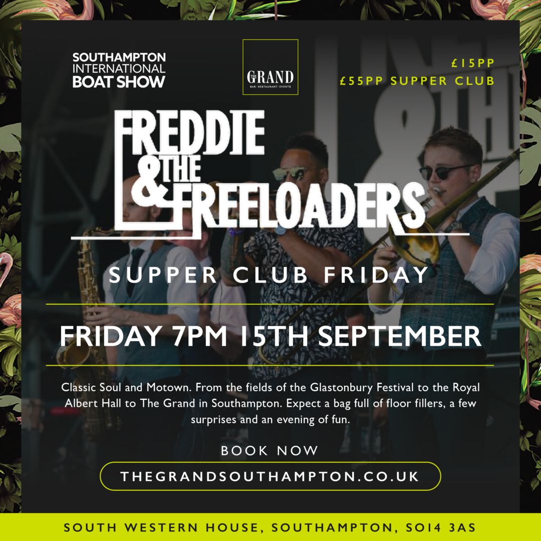 Southampton Boat Show Supper Club- Freddie and the Freeloaders, Southampton, England, United Kingdom