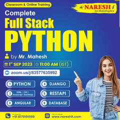 Best Full Stack Python Training Institute In Hyderabad | NareshIT