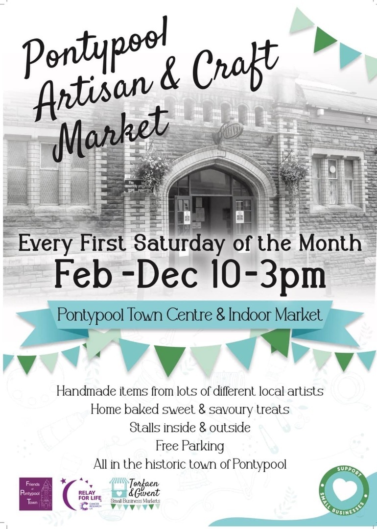 Pontypool's Artisan and Craft Market, Pontypool, Wales, United Kingdom